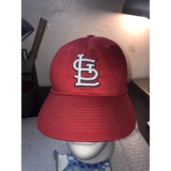 ST LOUIS CARDINALS RED LOGO KIDS YOUTH HAT MLB BASEBALL TEAM MVP AUTHENTIC NEW - Picture 1 of 10